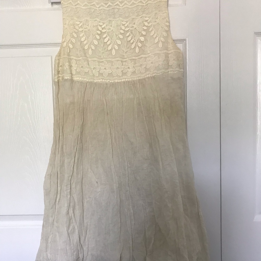 Laundry by Shelli Segal Sleeveless Ivory Dress - Picture 2 of 7